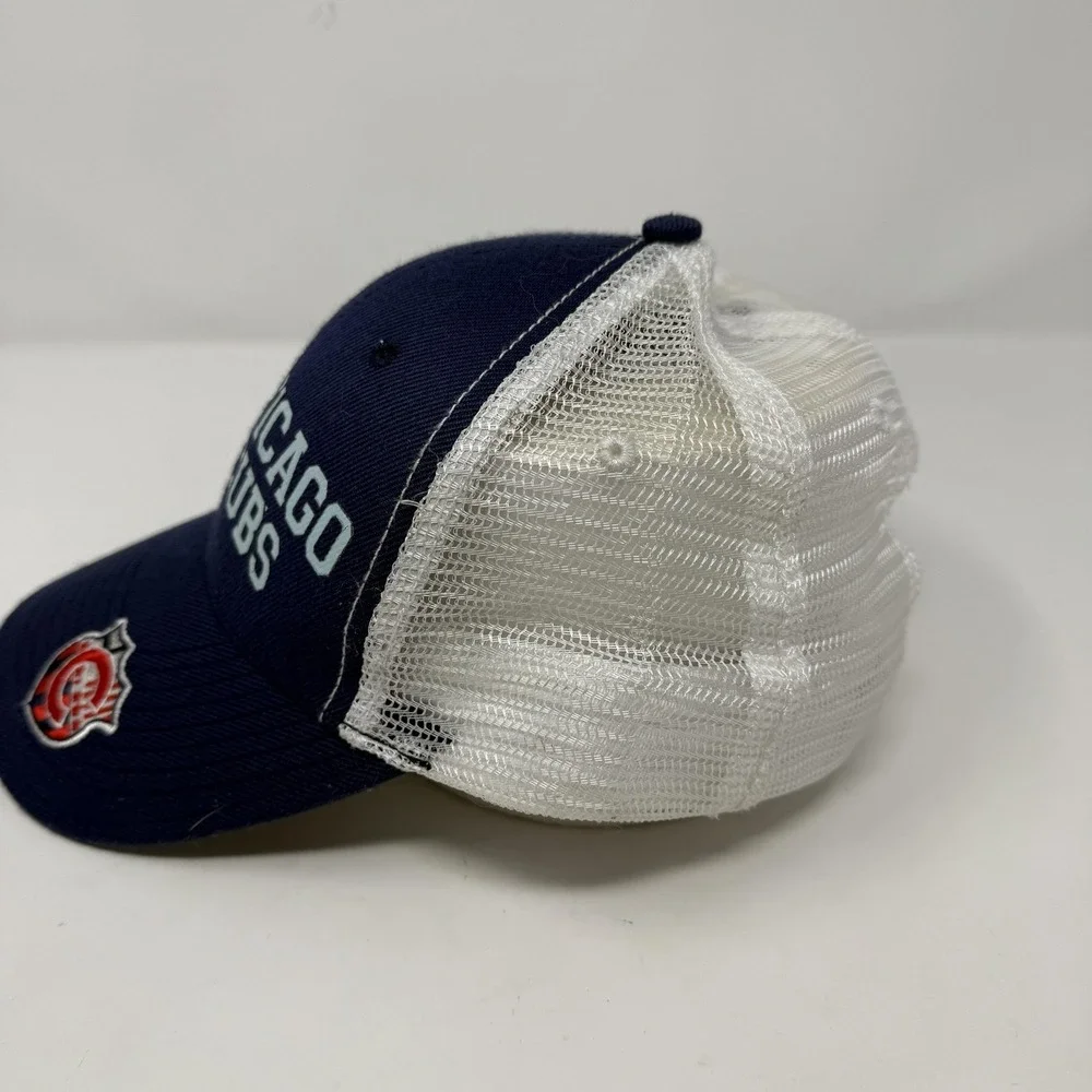 Chicago Cubs Hat Cap Snap Back Mitchell Ness Cooperstown Collection Trucker